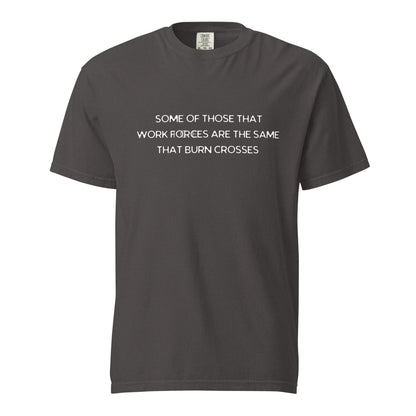 THEY BURN CROSSES T SHIRT