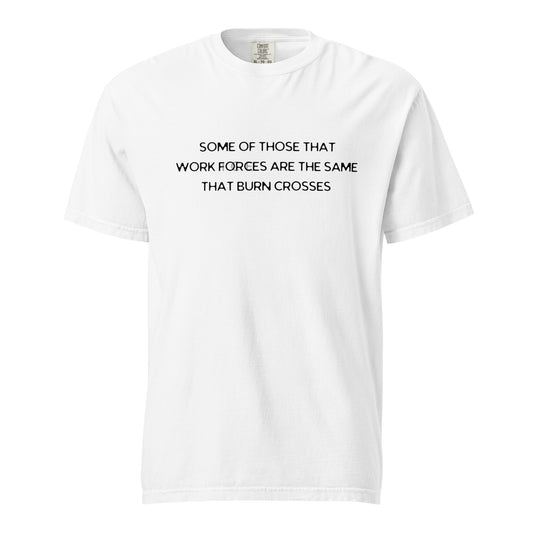 THEY BURN CROSSES T SHIRT