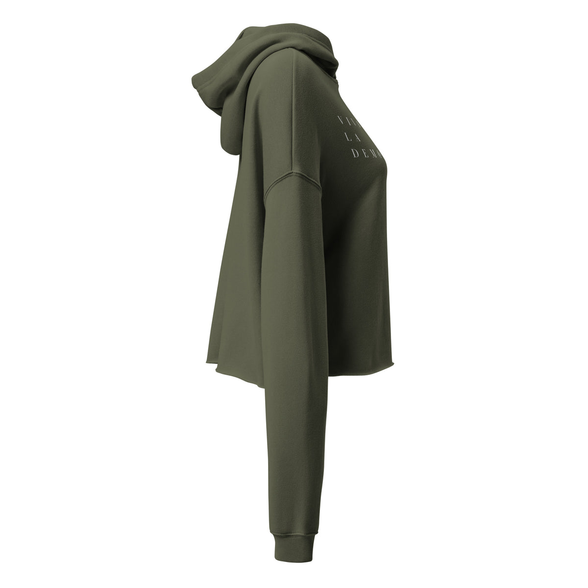 VIVA LA DEMOCRACIA CROPPED HOODIE