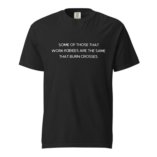 THEY BURN CROSSES T SHIRT
